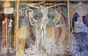 Sovana (Tuscany), church interior