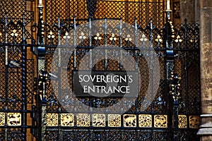 Sovereigns Entrance Westminster photo