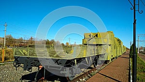 Soviet armored train 1941 railway station