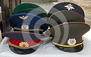 Soviet army caps