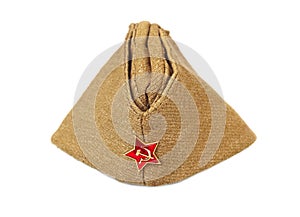 Soviet Army soldiers forage-cap