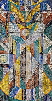 Soviet art. Mosaic