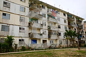 Soviet-Built Public Housing in Disrepair, Cienfuegos, Cuba