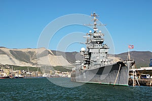 Soviet cruiser Mikhail Kutuzov, Novorossiysk, Russia