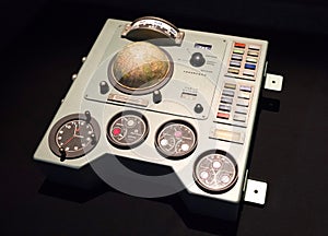 Soviet dashboard from spaceship Vostok