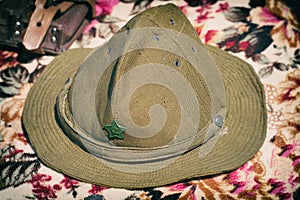 Soviet military field hat, used in Afghanistan