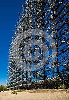 The Soviet military radar DUGA at The Chornobyl Zone