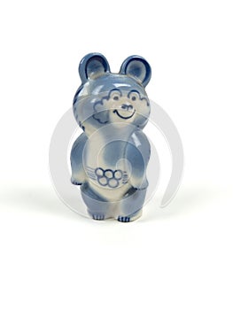 Soviet olympic bear statuette