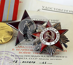 Soviet orders. Red Star and Greate National War