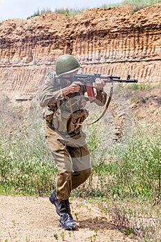 Soviet paratrooper in Afghanistan