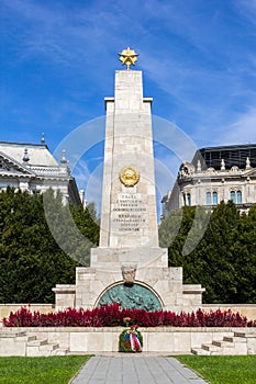 The Soviet Red Army War Memorial. Budapest, Hungary