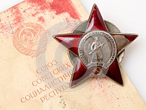 The soviet Red Star order