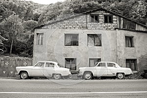 Soviet retro cars Volga GAZ-21