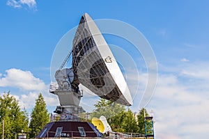 Soviet satellite dish antenna