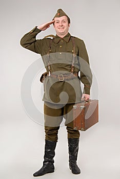 Soviet soldier photo