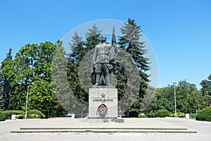 Soviet Soldier Monument in Ruse city, Bulgaria
