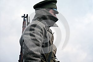 Soviet soldier. 1918 year