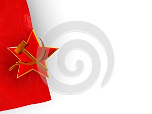Soviet symbol background