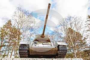 Sovětský tank T-34 z druhé světové války, Kežmarok