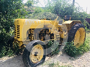 Soviet tractor retired