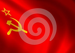 Soviético de la unión bandera 