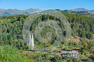 Soviet Union's 50 years Memorial in Dilijan, Armenia