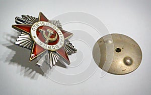 Soviet ussr medal rare badge veteran