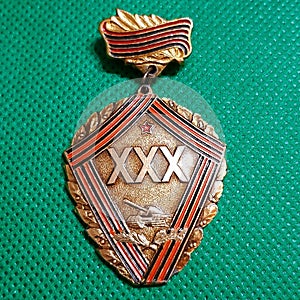 Soviet ussr medal rare badge veteran