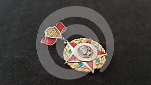 Soviet ussr medal rare badge veteran