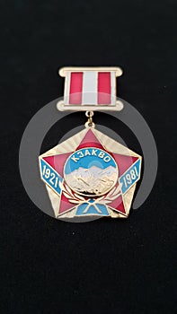 Soviet ussr medal rare badge veteran