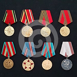Soviet ussr ww2 red army medal orders