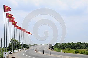 Soviet and Vietnam flag