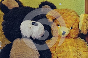 Soviet vintage toy bears