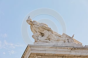 Soviet War Memorial in Schwarzenbergplatz Vienna Austria