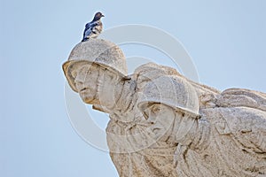 Soviet War Memorial in Schwarzenbergplatz Vienna Austria