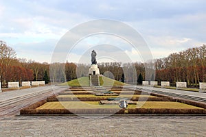 Soviet War Memorial in Treptower park in Berlin