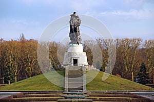 Soviet War Memorial in Treptower park in Berlin