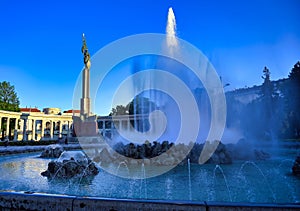 The Soviet War Memorial in Vienna, Austria