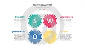 Sowt business template with circle square layout concept with modern flat clean style