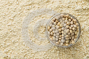 Soy Flour Background