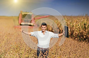 Soybean harvest