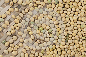 Soybean seed background and textured