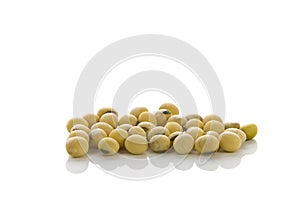 Soybeans isolated