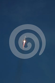 Soyuz Spacecraft In Flight