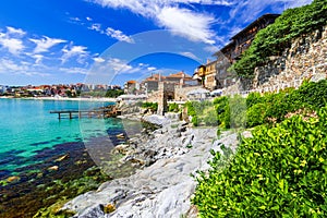 Sozopol, Bulgaria - Walled city of ancient Apollonia on Black Sea photo