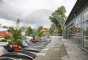 Spa and aquapark in Turcianske Teplice. Zilina Region. Slovakia