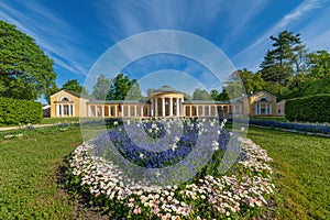 Colonnade of cold mineral water spring Ferdinand - Marianske Lazne Marienbad