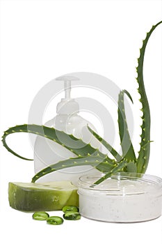 Spa aromatherapy with aloe