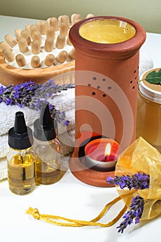 Spa aromatherapy lavender