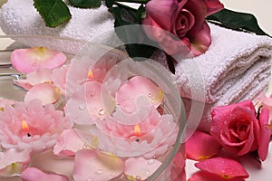 Spa aromatherapy rose